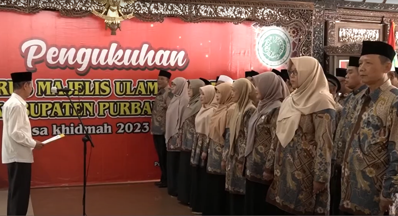 Pelantikan pengurus baru MUI Purbalingga